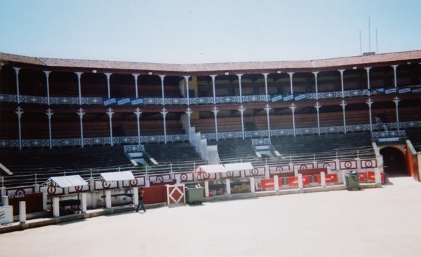 Opening for The Stray Cats Gijon Spain Bull Fighting Arena
